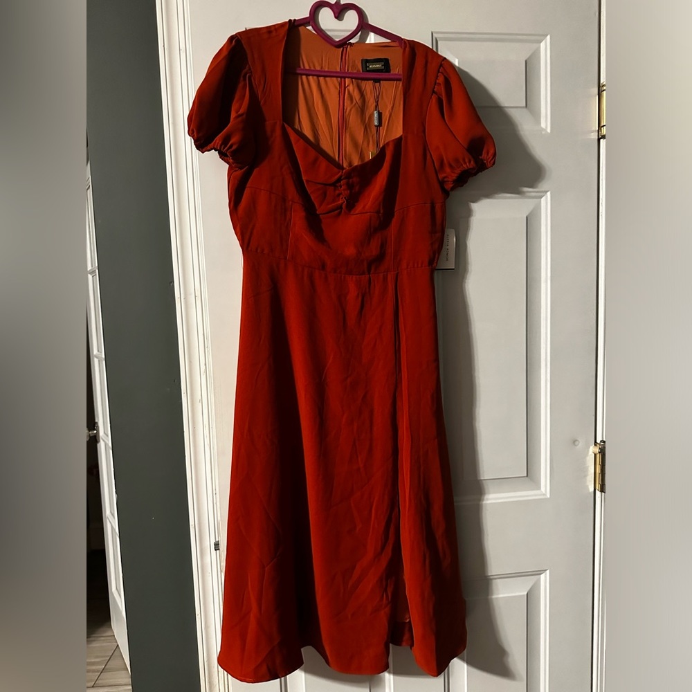 NWT Alexia Admor Gracie sweetheart dress - sz 12 - copper - Picture 3 of 5